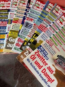 Abbildung: Modelleisenbahner- Zeitschriften